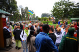 at 7:00 AM people are here for Gorilla trekking