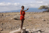 Maasai young boy