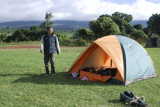 Set up camp at Simba campsite Ngorongoro