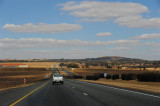 On the way to Golden Gate Highlands NP