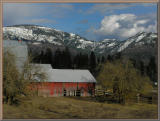 Old Red Barn, Along Pend Oreille R.