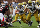Yellow Jackets RB Lucas Cox looks for an opening
