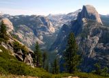 Half Dome and Yosemite Valley from Glacier Point