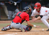 Arizona C Dwight Childs reaches for the loose ball