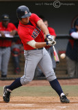 Arizona DH Brad Glenn makes solid contact