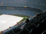 Rain at Yankee Stadium
