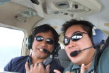 Billy & AQ Explorer/UND/HCC Flight Instructor Shane