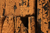 Vieille peinture sur vieux bois
