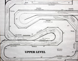Upper level track plan