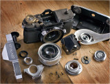Zeiss Ikon Contaflex cleaning  and lubricating