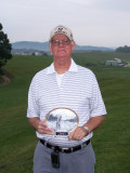 Botetourt Division 2 Low gross winner Pete Akers had a 82