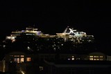Cruise ship at night