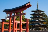 Gate and pagoda