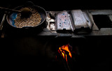 Hand roasting coffee beans