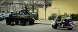 Cool truck, cool bike = trouble