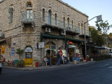 Corner cafe.