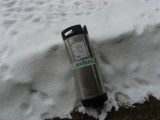 Cooling Emikos beer keg in the snow    032710_0053.JPG