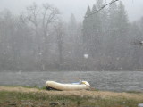 Snowing on the Upper Klamath