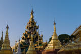 Shwedagon spires.....