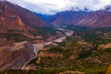 Hunza valley viewed from Eagle Point