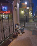 Street musician, French Quarter, New Orleans