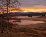Sunset's Golden Colors