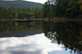 Diving Ramp and reflections on Cheaha Lake
