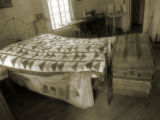 Bed Room, sepia, Old Town, Montgomery AL