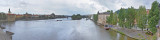 Vltava, upstream from the Charles Bridge