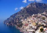 Possitano on the Amalfi Coast in Italy