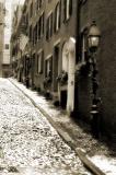 Winter on Acorn Street I, sepia