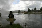 Fishin in the geothermal steam (and sleet!)