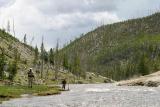 Gibbon River above the falls