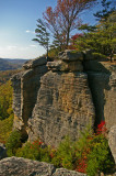 Cliffs on east Pinaccle