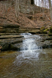 Little Clifty Creek  cascade just above Little Clifty Falls