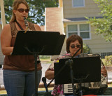 Katie and Cheryl in Grossen Family Band