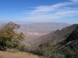 View into the Anza Borrego Desert