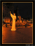 Night in Rome, Plaza Navona_402a