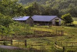 Boxley Valley Sheds at Sunrise