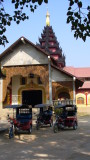 A Burmese style temple in Tha Chilek, the border town.