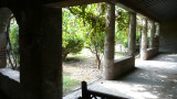 The outer courtyard of the mens baths.