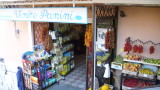 A small grocery store below the church sold local wines, limoncellos,
