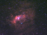 The Bubble Nebula en falso color Versiï¿½n 2
