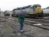 78 - late Saturday afternoon - Allegheny Valley Railroad - Glenwood Yard - Pittsburgh