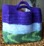 Felted tote for Ronald McDonald House3.JPG
