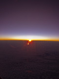 Sunrise off the coast of Africa