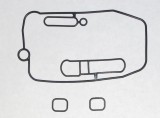 FCR Mid-Body Gasket Set #JDKH17 (1 of the 2 large gaskets included is shown)