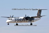 2008 - Frontier Airlines (Lynx Aviation) DHC-8-402Q Dash 8 N506LX landing at Colorado Springs aviation stock photo #2685