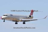 2008 - Northwest Airlines (Mesaba Airlines) Bombardier CL600-2D24 N925XJ at Colorado Springs aviation airline stock photo #2696