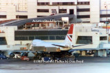 1983 - British Airways daily B747 on gate E21 with the E-Satellite, train and FIS in the background